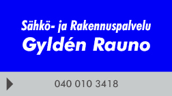 Sähkö- ja Rakennuspalvelu Rauno Gyldén logo